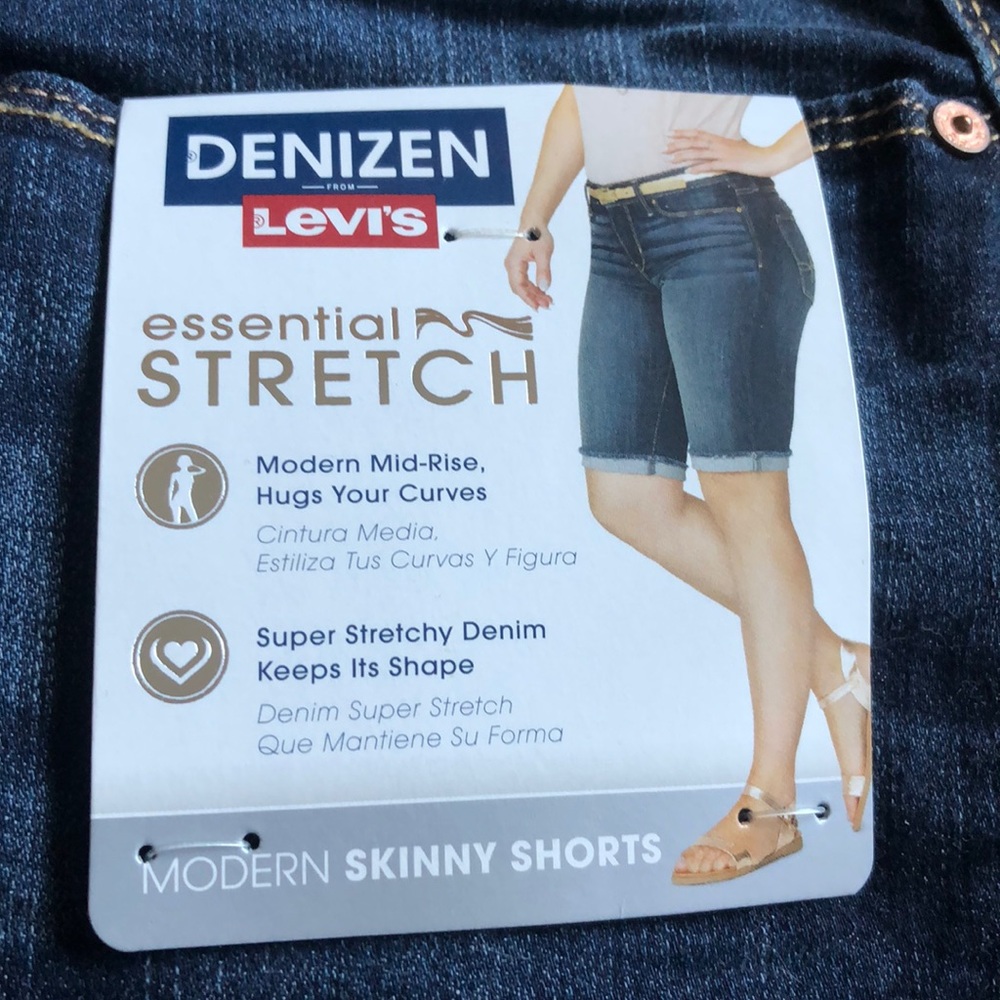 Levi’s Denizen 16/17 Modern Skinny Shorts (unworn)